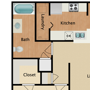 Hartwell 1 Bedroom Apartment for Rent at Waters Edge at Harbison Columbia SC Hartwell 1 Bedroom Apartment for Rent at Waters Edge at Harbison Columbia SC